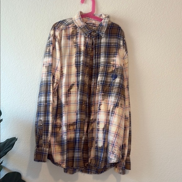 Franklin’s Flannels women’s  Plaid Shirt Medium - Picture 1 of 4